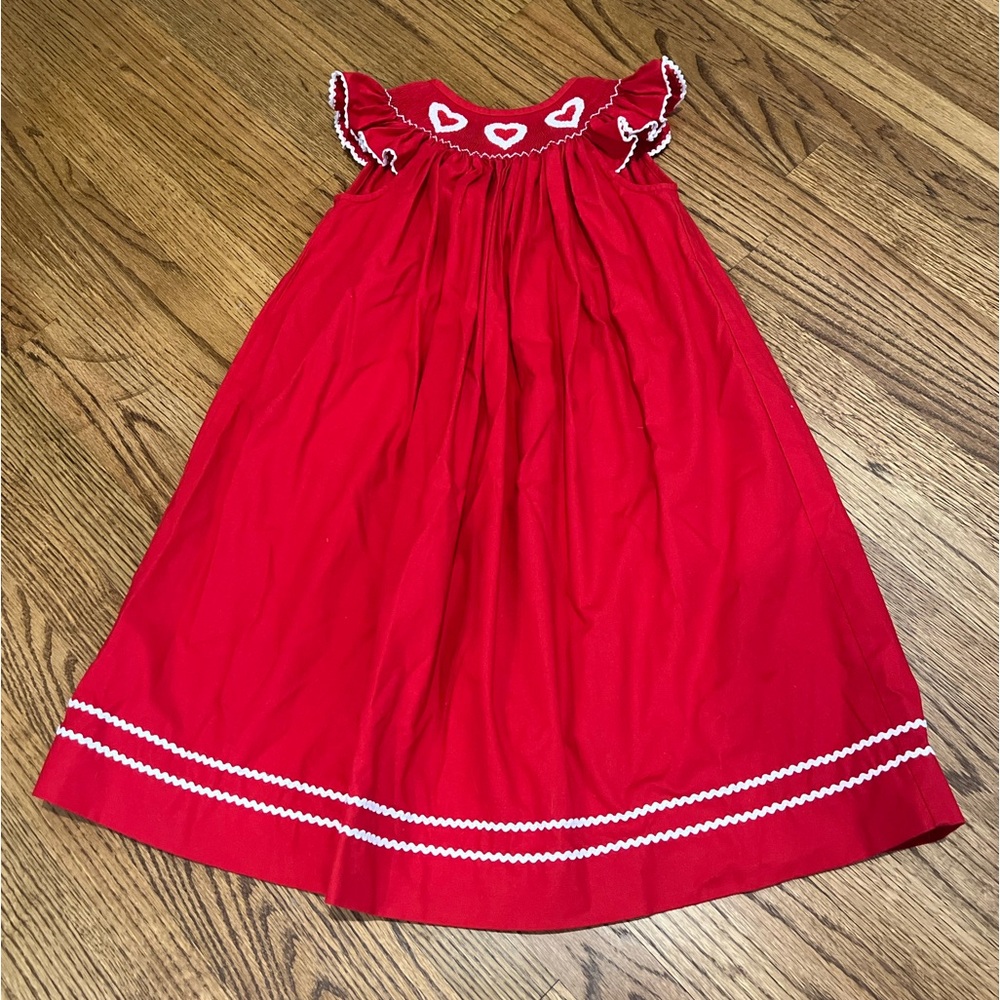 Vive La Fete Smocked Heart Dress